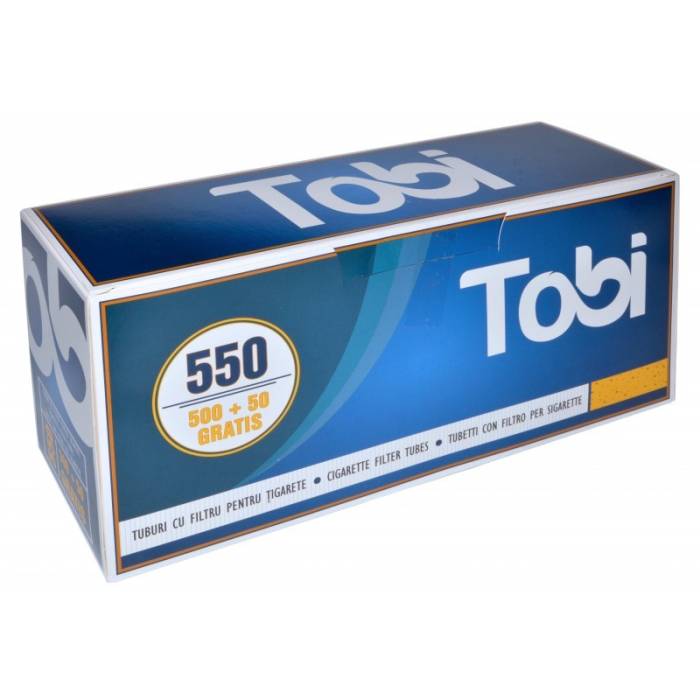 Tuburi cu filtru pt.tigarete TOBI  (550)