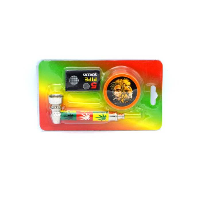 Set mini pipa si grinder plastic Bob / Toro