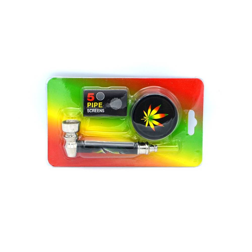 Set mini pipa si grinder plastic Bob / Toro