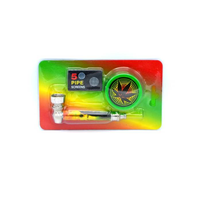 Set mini pipa si grinder plastic Bob / Toro