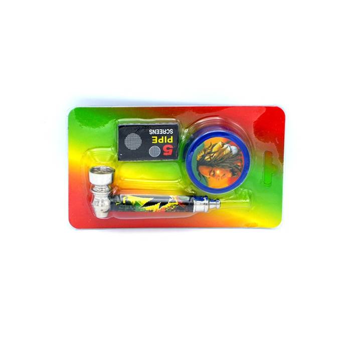 Set mini pipa si grinder plastic Bob / Toro