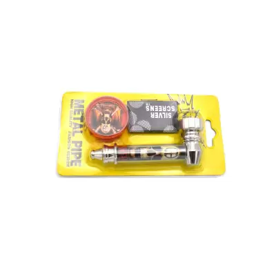 Set mini pipa si grinder plastic Tiny / Toro