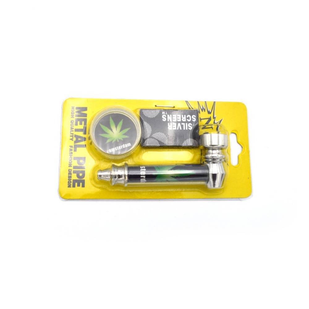 Set mini pipa si grinder plastic Tiny / Toro