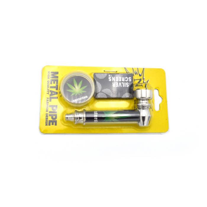 Set mini pipa si grinder plastic Tiny / Toro