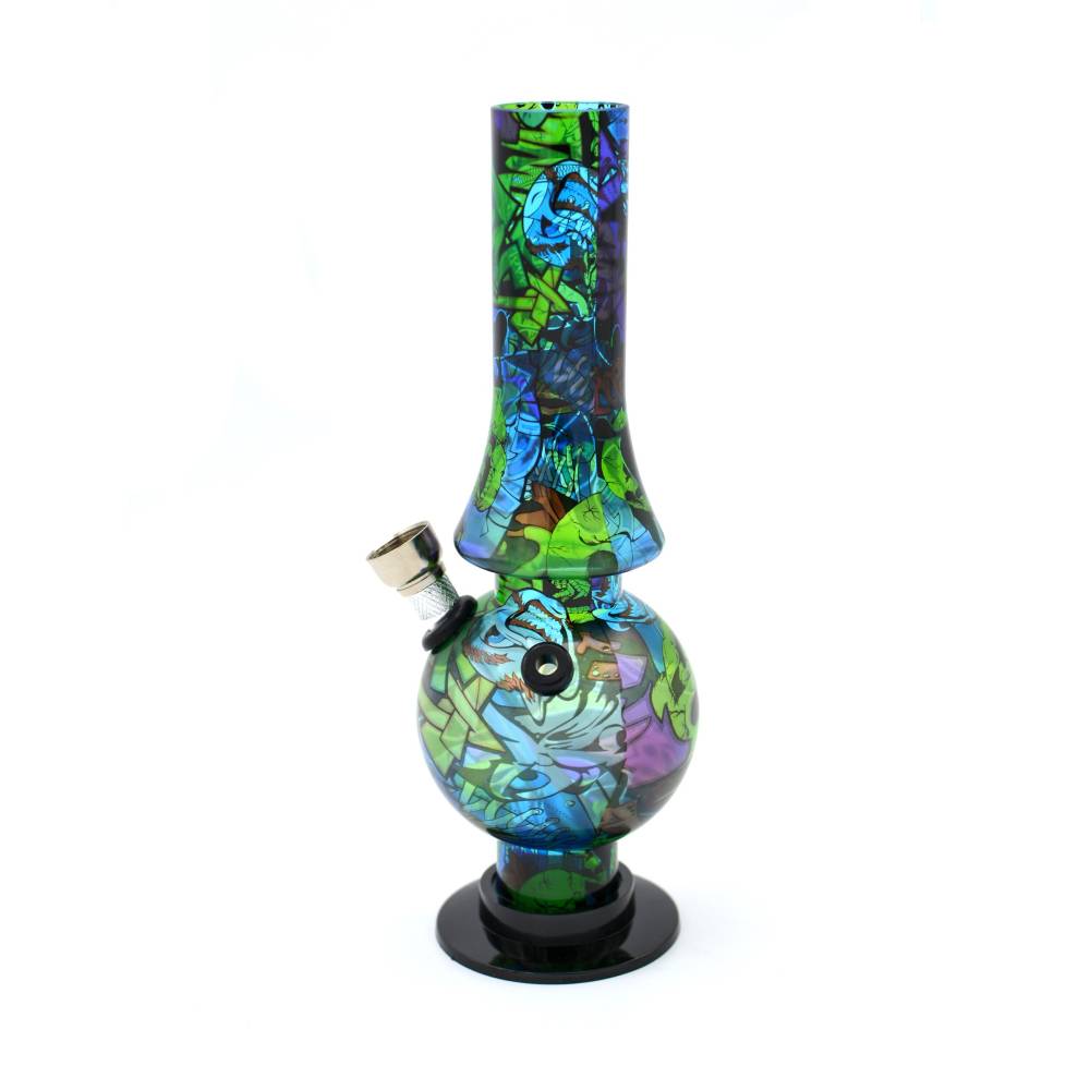 Bong acrilic 20cm Graffiti / Toro
