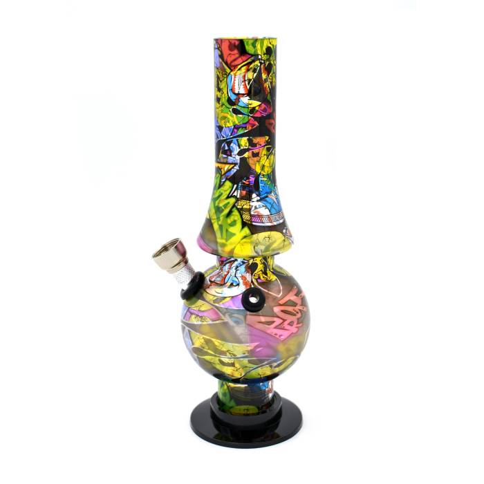 Bong acrilic 20cm Graffiti / Toro
