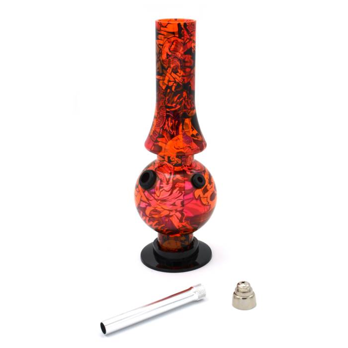 Bong acrilic 20cm Graffiti / Toro