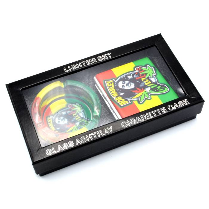 Set scrumiera&tabachera Bob Marley / Toro