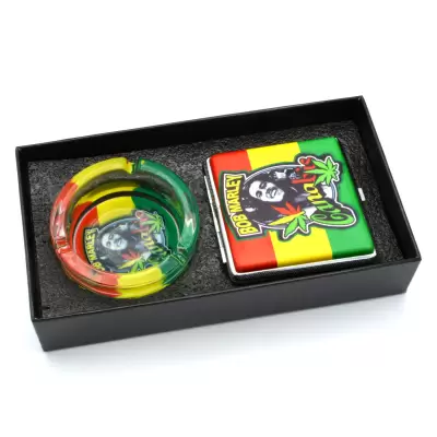 Set scrumiera&tabachera Bob Marley / Toro