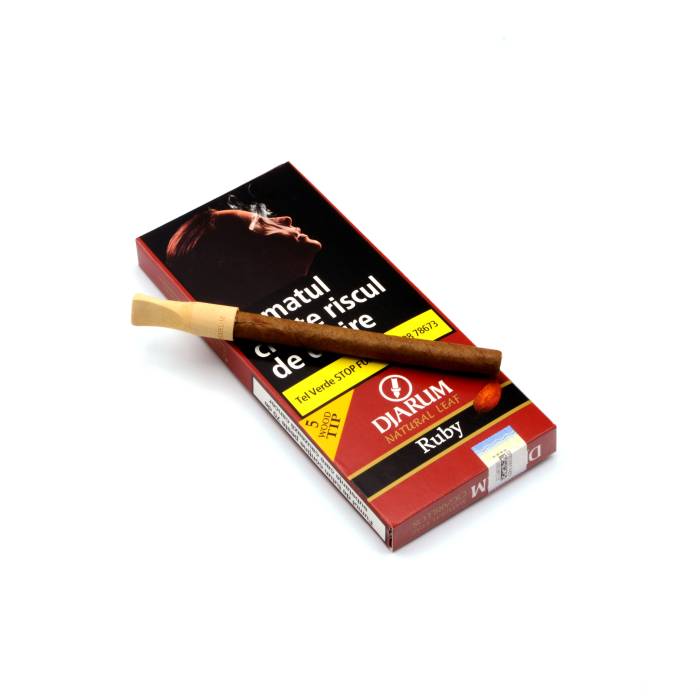 Djarum Wood Tips Ruby (Cherry) (5)