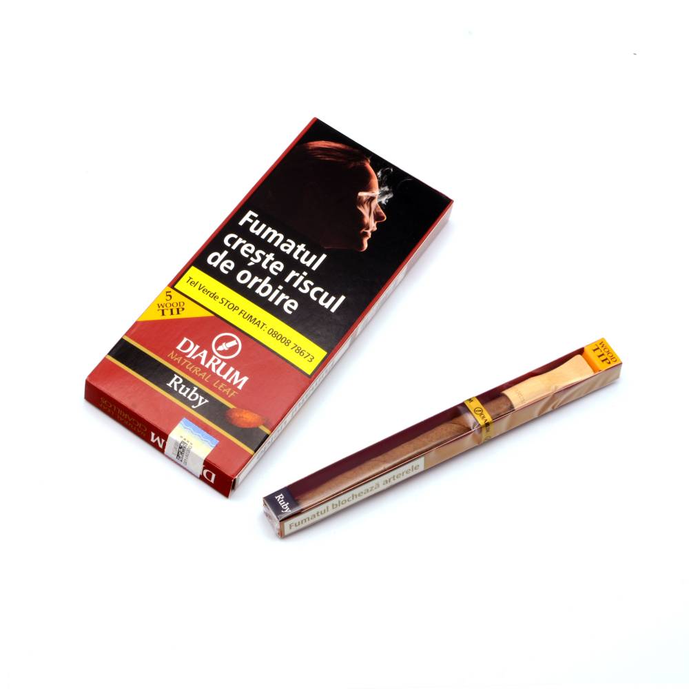 Djarum Wood Tips Ruby (Cherry) (5)
