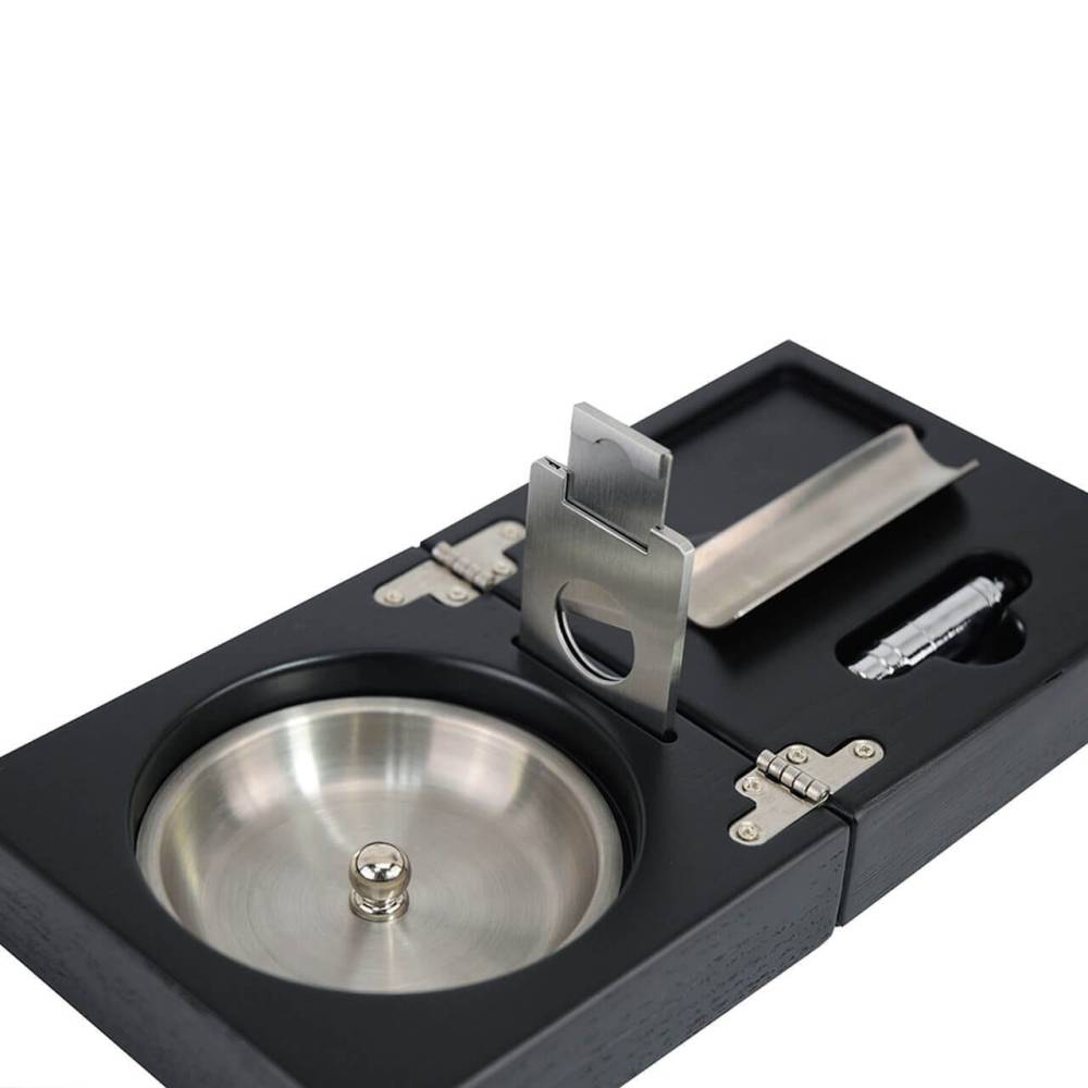 Scrumiera tigari de foi Black Oak + cutter 1080 