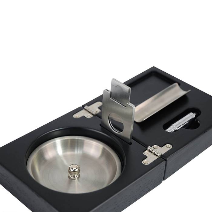 Scrumiera tigari de foi Black Oak + cutter 1080 