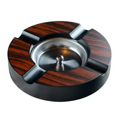 Scrumiera tigari de foi Round Ebony 1134 