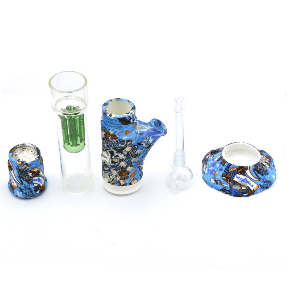 Bong sticla-silicon 38cm / Toro