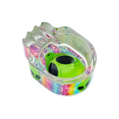 Scrumiera Glow Glass Skull / Toro