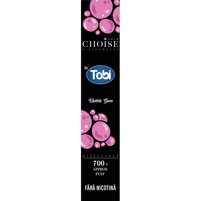 Tigareta electronica 0mg/ml Bubblegum Choise by Tobi