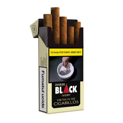 Djarum Black Ivory Filter Cigarillos (10)