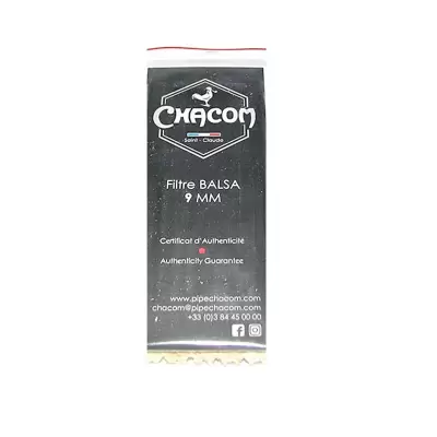 Filtre lemn balsa 9 mm (15buc.) / Chacom