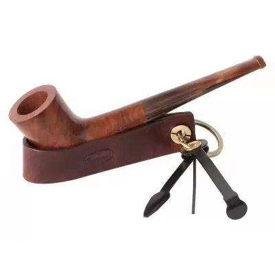 Suport piele pipa (curatator metal, inel chei) Retro Brown / Chacom