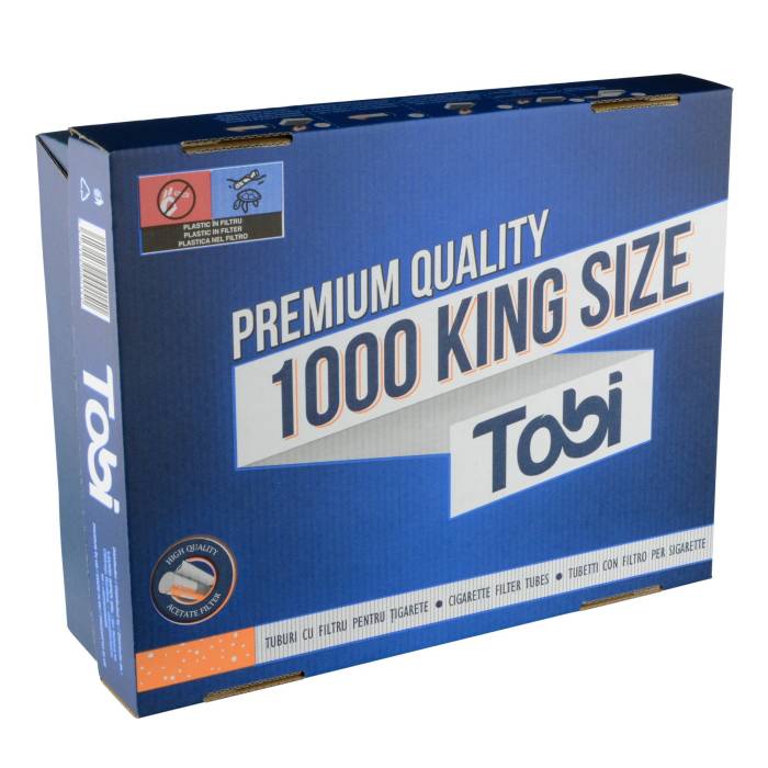 Tuburi cu filtru pt.tigarete TOBI  (1000)
