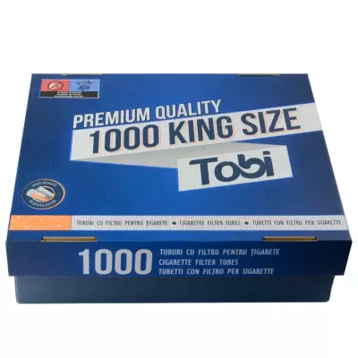 Tuburi cu filtru pt.tigarete TOBI  (1000)