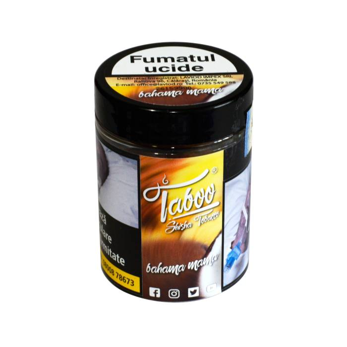 Tutun narghilea "Bahama Mama" (ananas, banana, nuca de cocos) Taboo (50g)