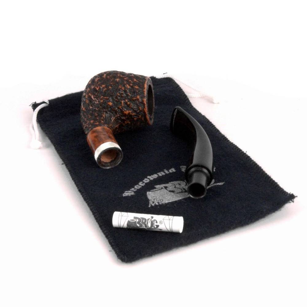 Pipa 82 Consul Briar Rusticated 9mm / Mr. Brog