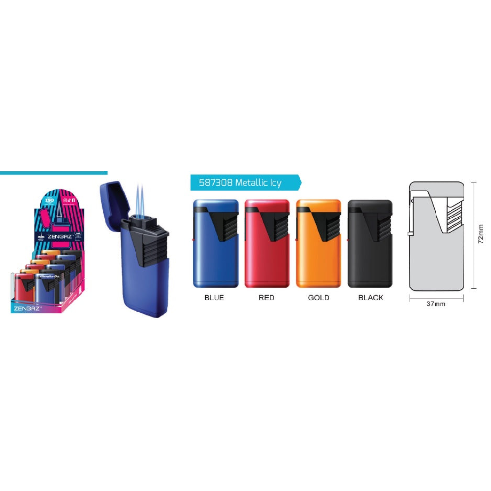 Bricheta Twin Jet Metallic Icy Colors 12 Zengaz