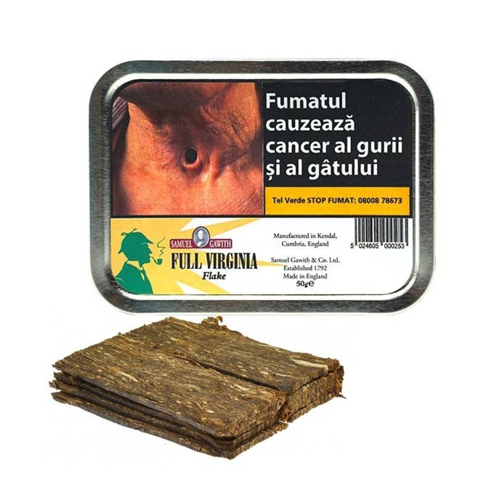 Tutun pipa Samuel Gawith Full Virginia Flake (50g)