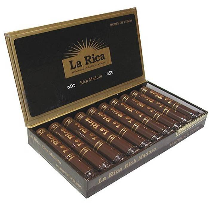 La Rica Maduro Robusto Tubos (10)