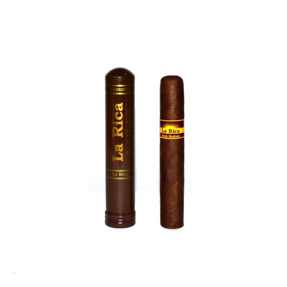 La Rica Maduro Robusto Tubos (10)