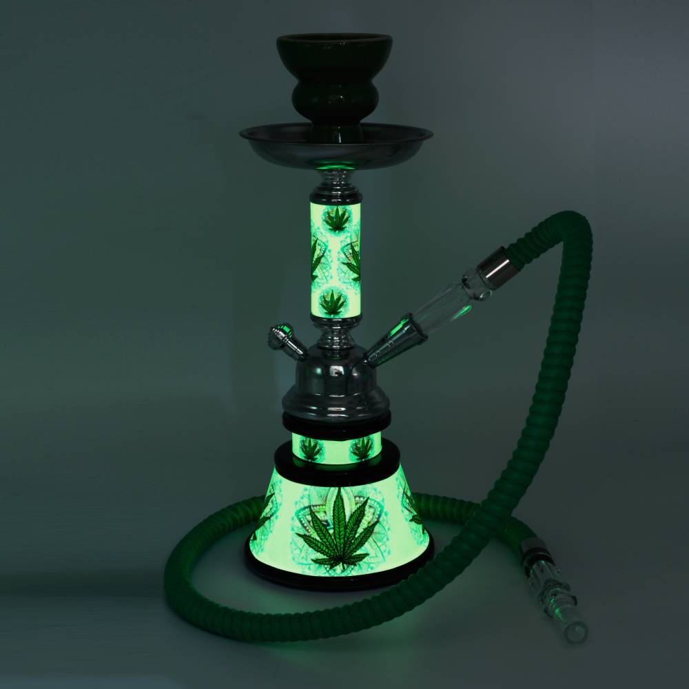 Narghilea "Glow in the Dark" 28cm - 1 furtun / Toro