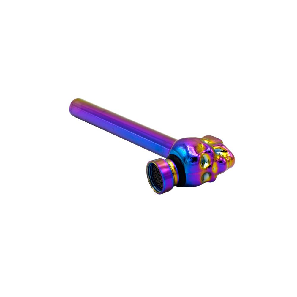 Mini pipa sticla Skull Rainbow / Toro